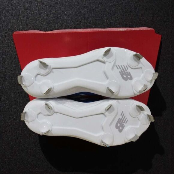New Balance Fresh Foam X Velo v3 Metal Softball Cleats Blue/White - Picture 6 of 6
